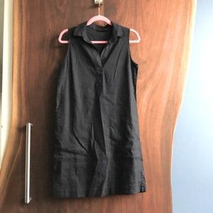 Tahari navy blue dress size 6